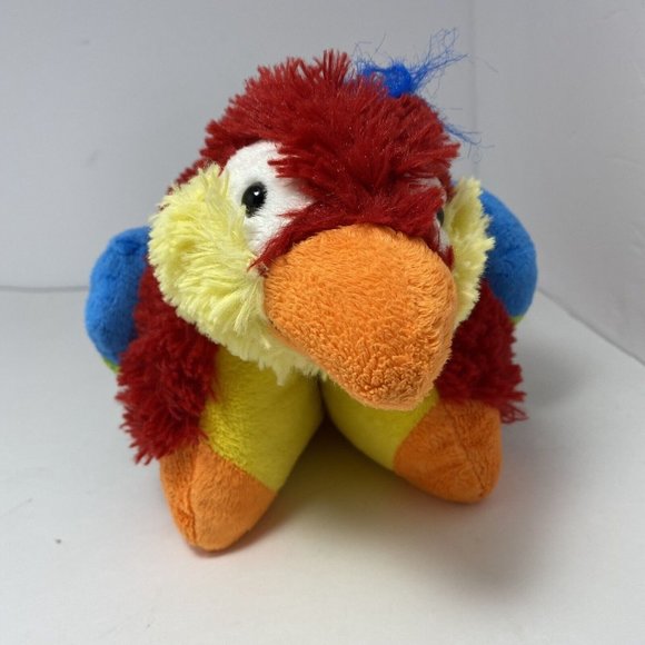 Pillow Pets Pee-Wees Tropical Parrot Bird Plush 12" Toucan Stuffed animal - Picture 4 of 11